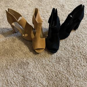 Two Michael kors heeled sandals